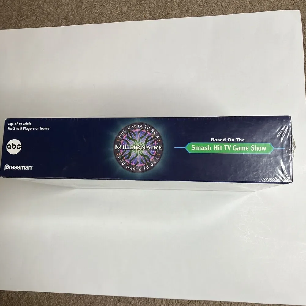 WHO WANTS TO BE A MILLIONAIRE 2000 Pressman FAMILY BOARD GAME Sealed New
